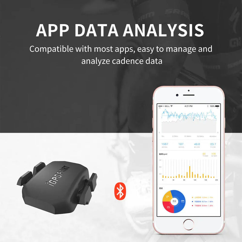 Load image into Gallery viewer, Cadence Sensor - CAD70 | ANT+ & Bluetooth (RPM) for Bike Computers, Android & Iphones