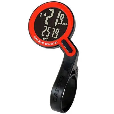 Load image into Gallery viewer, Cateye Cyclocomputer Quick Cc-Rs100W Black (Wireless) - MADOVERBIKING