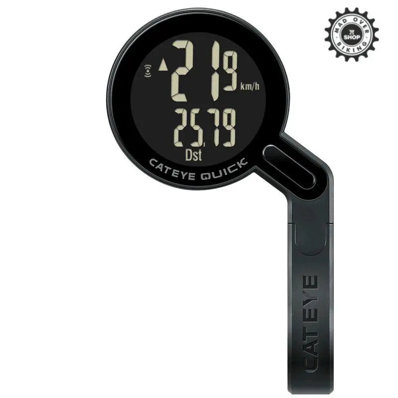 Load image into Gallery viewer, Cateye Cyclocomputer Quick Cc-Rs100W Black (Wireless) - MADOVERBIKING