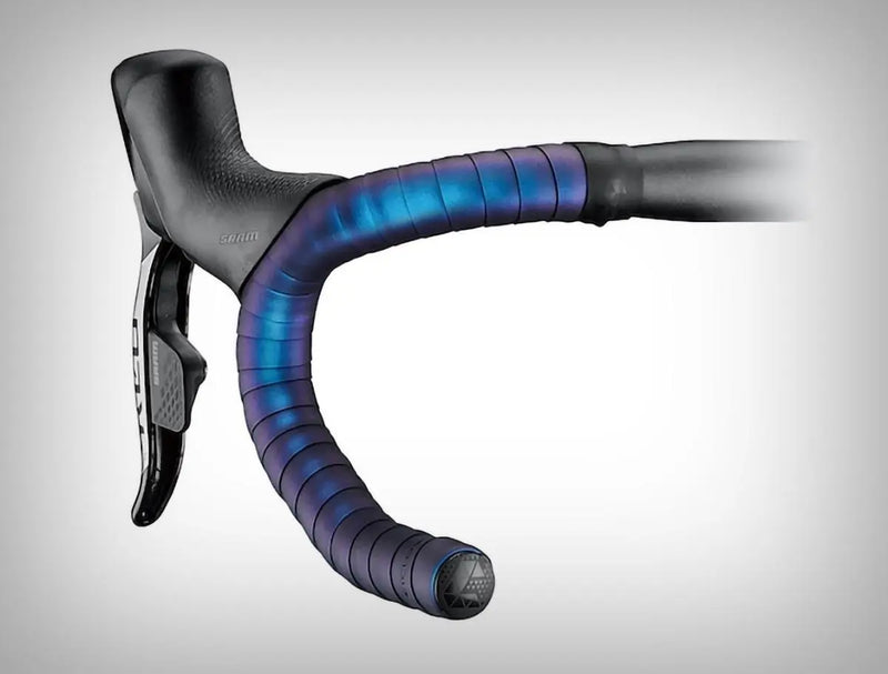 Load image into Gallery viewer, Ciclovation Advanced Poly Touch Synthetic Leather Bar Tape - Cosmic Haze (Sapphire)