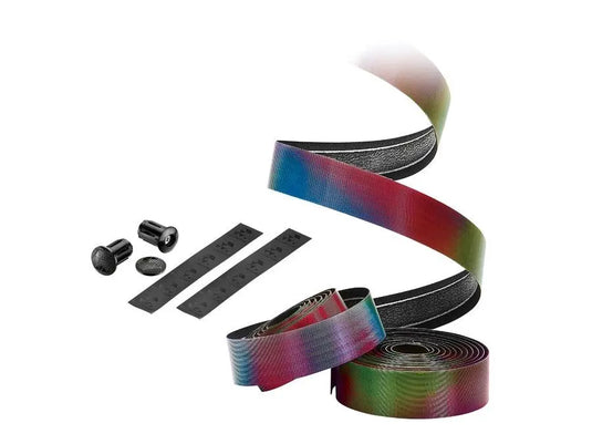 Ciclovation Premium PU with Organic Gel Bar Tape - Halo Touch (Rainbow)
