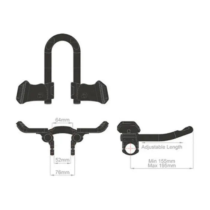 Load image into Gallery viewer, Controltech Falcon Mini Clip-On (U Bend)