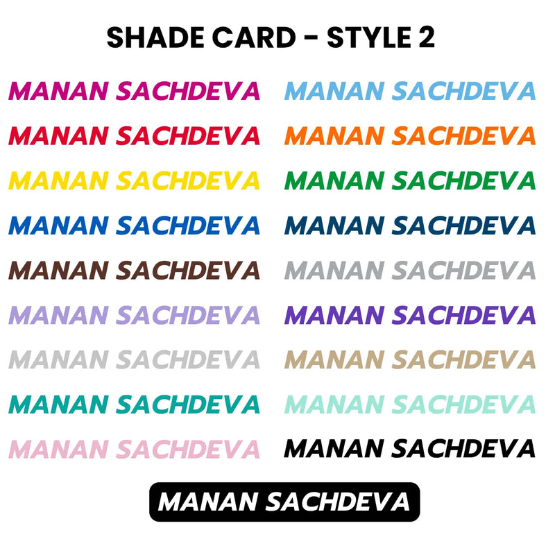 Load image into Gallery viewer, Premium Cyclist Name Sticker Decal with Indian Flag (set of 2) - MADOVERBIKINGĀ -Ā MADOVERBIKING