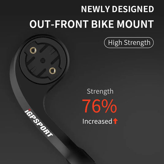 Extended Mount for Cyclocomputers - M80 | for Igpsport & Garmin Models