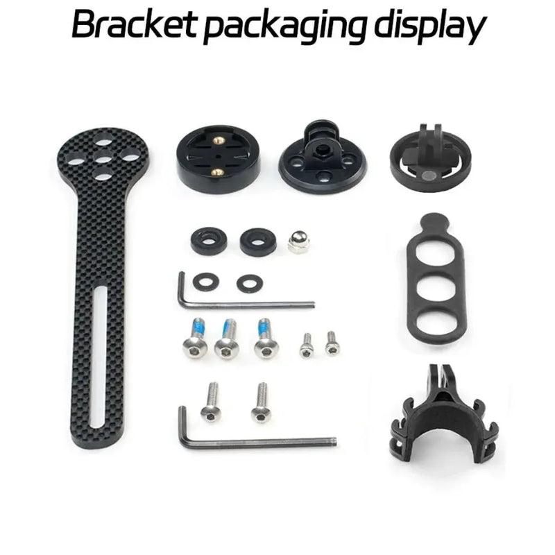 Load image into Gallery viewer, Extended Mount for Cyclocomputers - M82 (Carbon Fiber) for Igpsport & Garmin Models
