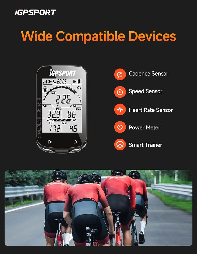 Load image into Gallery viewer, GPS Bike Computer - BSC100S | Type-C, 2.6" Display, 40H Battery, ANT+ & Strava Enabled