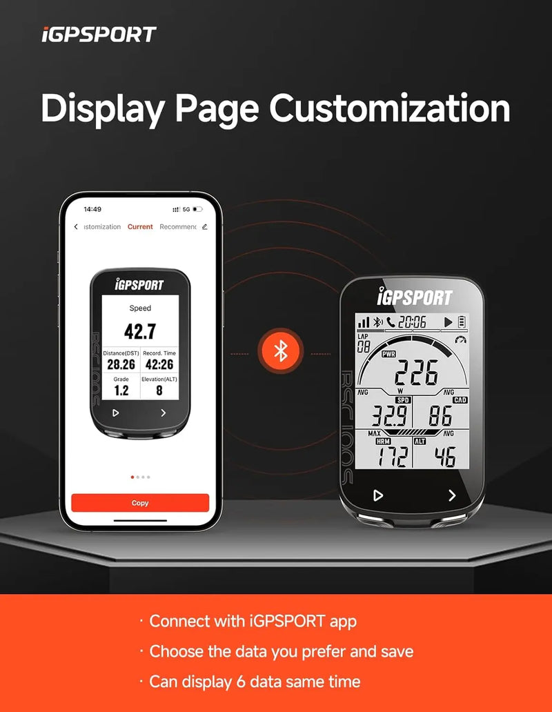 Load image into Gallery viewer, GPS Bike Computer - BSC100S | Type-C, 2.6" Display, 40H Battery, ANT+ & Strava Enabled