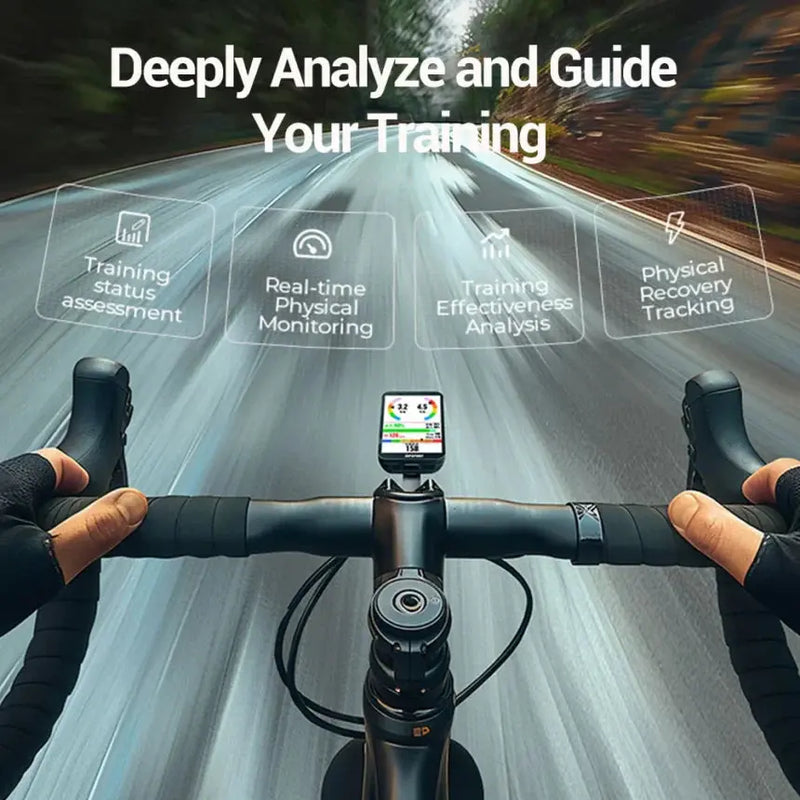 Load image into Gallery viewer, GPS Bike Computer - IG800S | 3.5" Touch Screen, 50H Battery, Training, Wi-Fi & Navigation Support