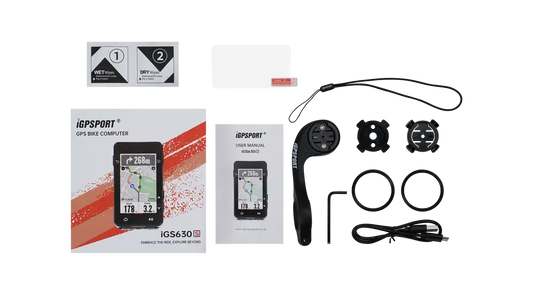 GPS Bike Computer - IGS630S | 2.8" Color Display, 16GB Storage, 45H Battery & Navigation