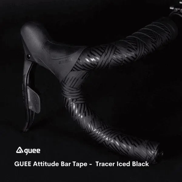 Load image into Gallery viewer, Guee Attitude Tracer Iced Black Road Cycling Bartape