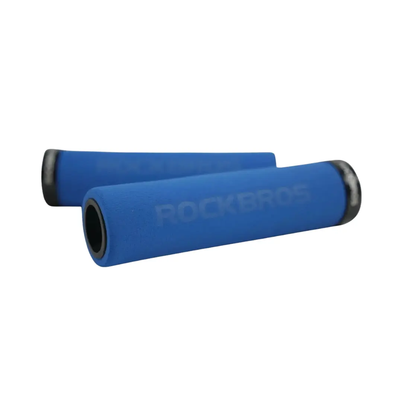 Load image into Gallery viewer, Handlebar Grip for Flat bar (Blue with Black Rings) ROCKBROS MADOVERBIKING