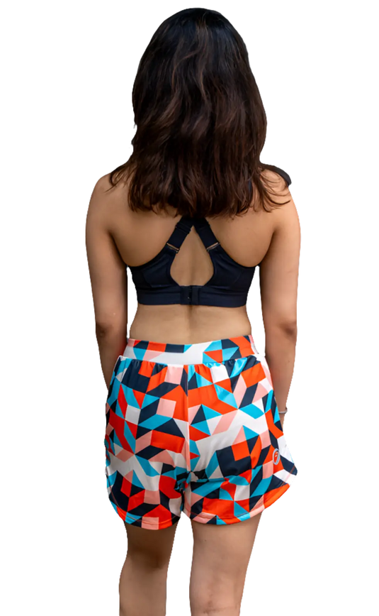 Womens Running | Shorts | 3 inch | ArtDeco - MADOVERBIKING -  Apace