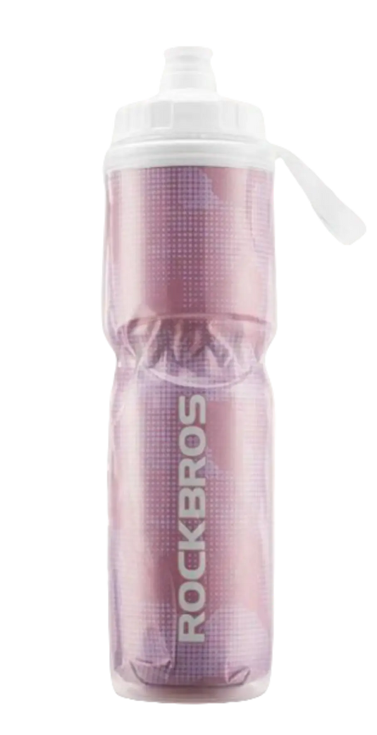 Insulated Bottles | BIDON - Rotate & Squeeze (700ml/Pink) ROCKBROS MADOVERBIKING