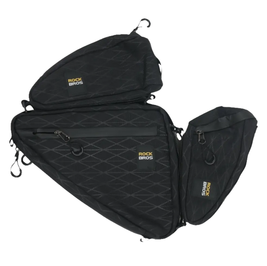 Bike Packing Bags Combo | Three Bag Set for Frame, Top Tube & Saddle ROCKBROS MADOVERBIKING