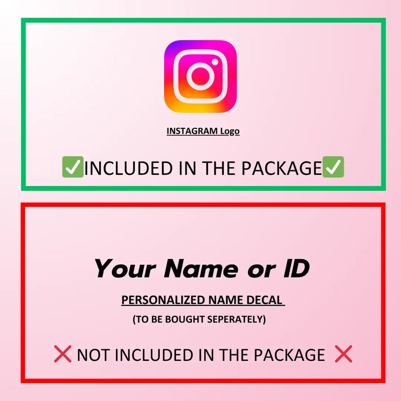 Load image into Gallery viewer, Instagram Logo Decal Sticker (1 pcs) - (0.5 in x 0.5 in)