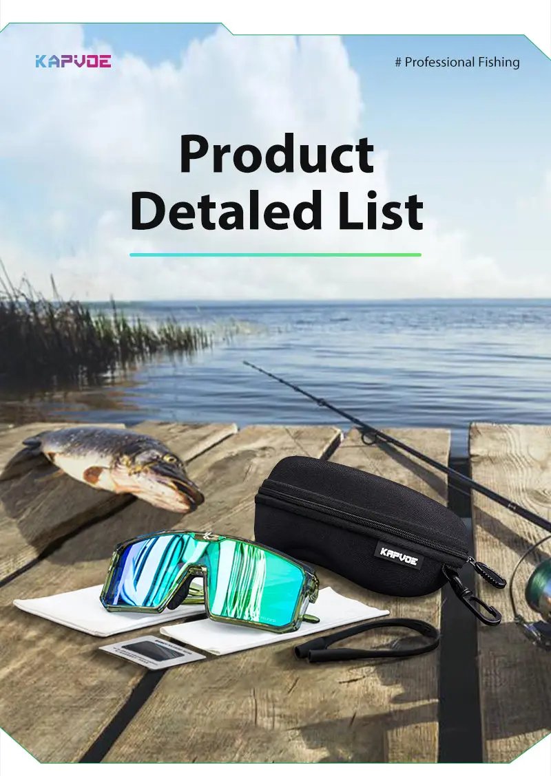 Load image into Gallery viewer, Kapvoe Polarized Fishing Sunglasses Kapvoe MADOVERBIKING