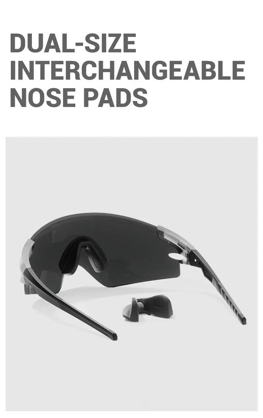 Kapvoe K410 Oversized Frameless Monolithic Sunglasses Kapvoe MADOVERBIKING