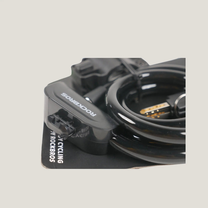 Load image into Gallery viewer, Bicycle Lock | Strong PVC & Steel Wired Ring Lock - 110 mm ROCKBROS MADOVERBIKING