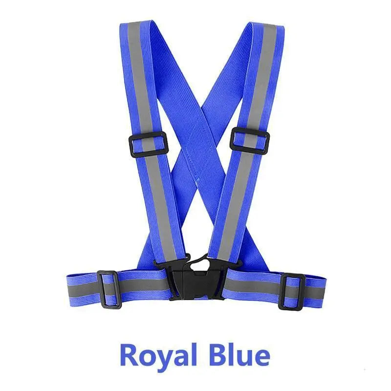 Load image into Gallery viewer, MOB Elastic Safety Reflective Belt For Cycling, Running & Walking (BLUE)