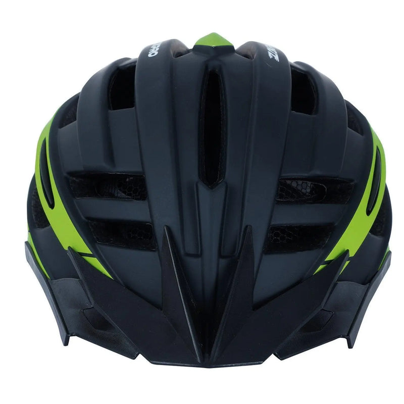 Load image into Gallery viewer, MTB Inmold Cycling Helmet with Rear LED Flicker Lights - Uphill Series (Black)