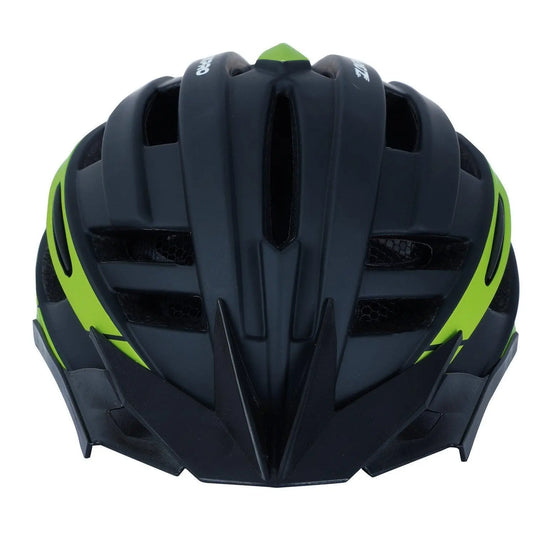 MTB Inmold Cycling Helmet with Rear LED Flicker Lights - Uphill Series (Black)