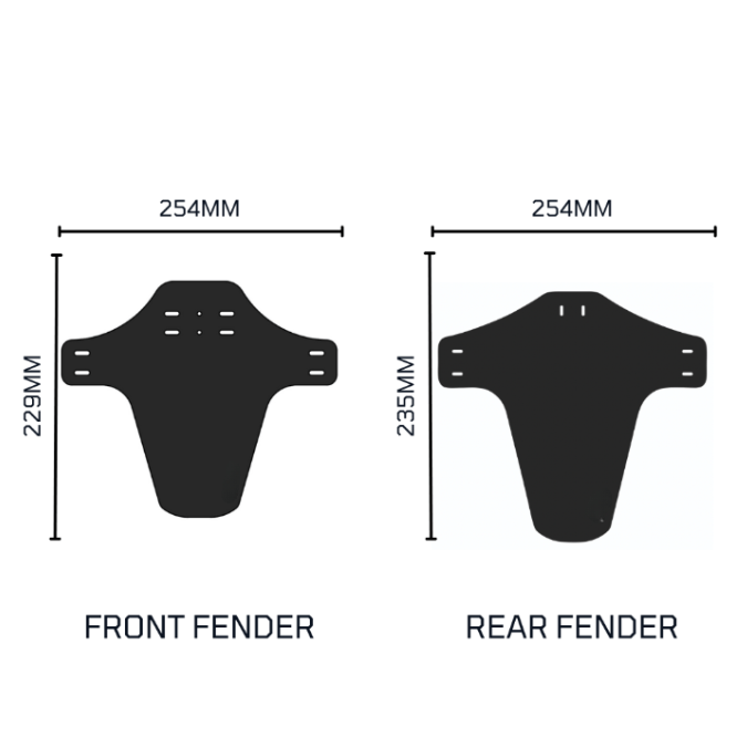 Load image into Gallery viewer, NAC D-Fender Enduro Fender Pack for MTBs - MADOVERBIKING