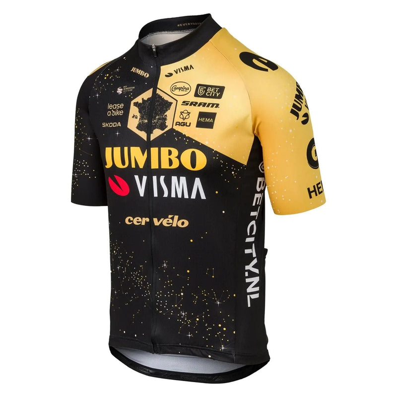 Load image into Gallery viewer, Men's Cervelo Jumbo Visma TDF Special Edition Cycling Jersey 2023 - The Vélodrome