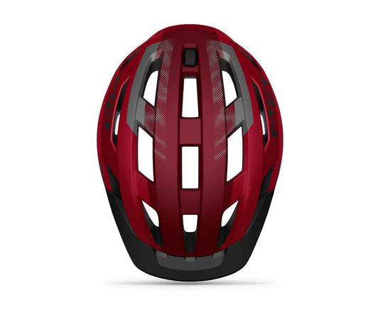 Met Allroad Hybrid Cycling Helmet (Red/Black/Matt)