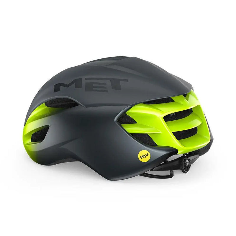 Load image into Gallery viewer, Met Manta Mips Aero Road Cycling Helmet (Gray/Fluo Yellow/Matt Glossy)