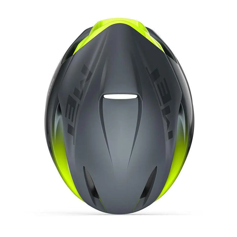 Load image into Gallery viewer, Met Manta Mips Aero Road Cycling Helmet (Gray/Fluo Yellow/Matt Glossy)