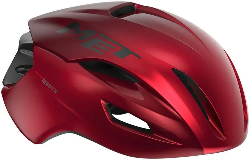 Load image into Gallery viewer, Met Manta Mips Aero Road Cycling Helmet (Red Metallic/Glossy)