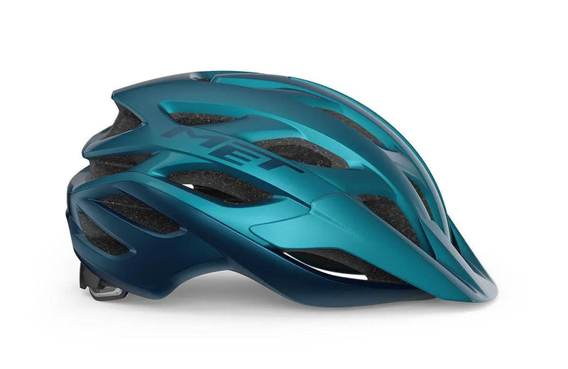 Load image into Gallery viewer, Met Veleno Mips Mtb Cycling Helmet (Teal Blue Metallic/Glossy)