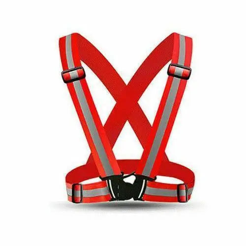 Load image into Gallery viewer, Mob Elastic Safety Reflective Belt For Cycling, Running & Walking (ORANGE)