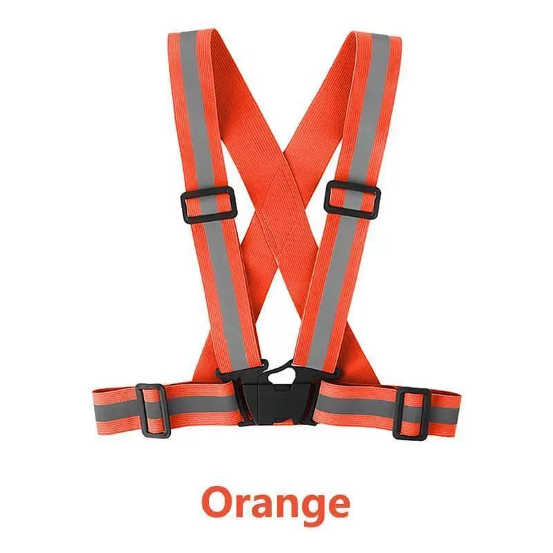 Load image into Gallery viewer, Mob Elastic Safety Reflective Belt For Cycling, Running & Walking (ORANGE)
