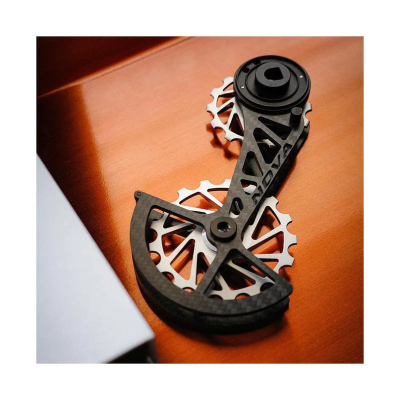 Load image into Gallery viewer, Nova Ride Carbon Ceramic Derailleur SRAM AXS 12S RIVAL