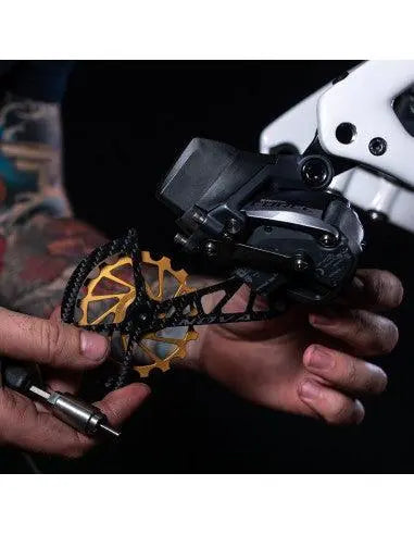 Load image into Gallery viewer, Nova Ride SRAM AXS 12S Red/Force Derailleur Pulley (Gold)