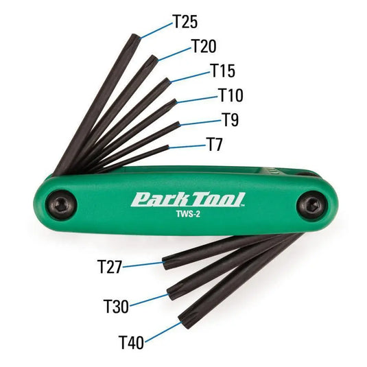 Park Tool Fold-Up Star Shaped Driver Wrench Set