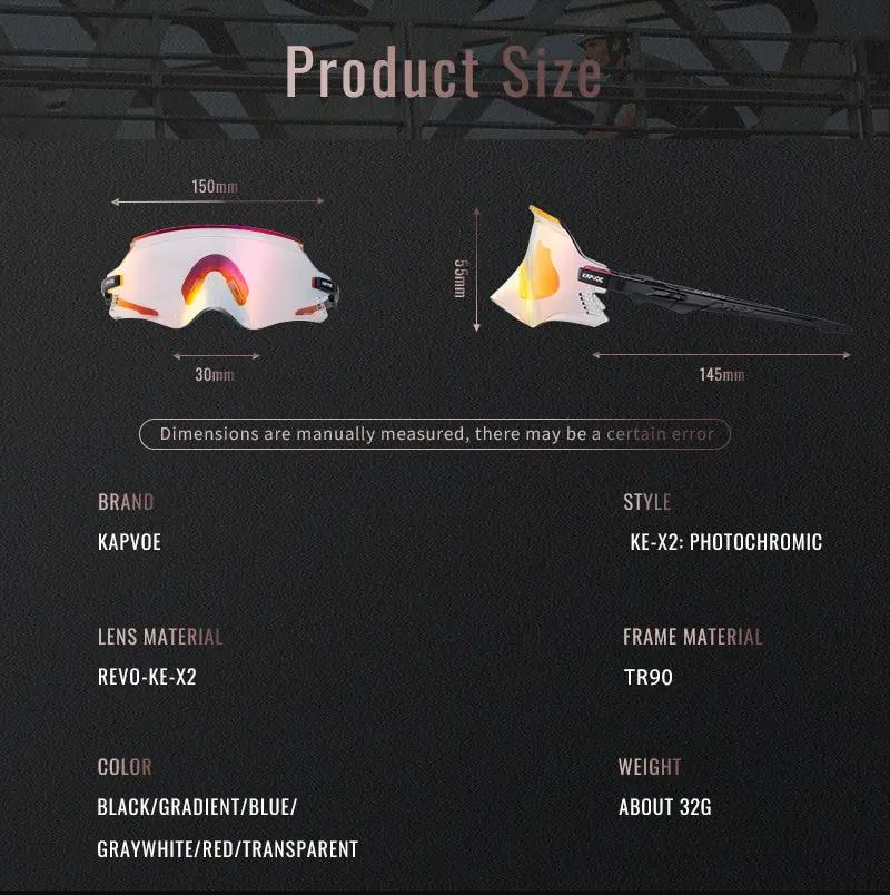 Load image into Gallery viewer, Kapvoe K2 Photochromic Sunglasses Kapvoe MADOVERBIKING