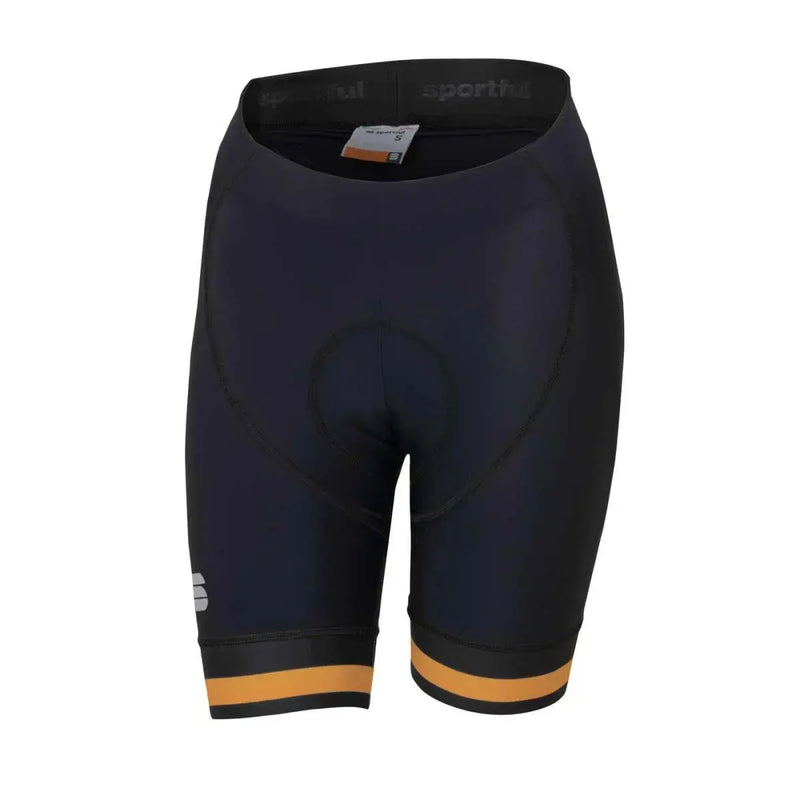 Load image into Gallery viewer, Sportful Classic Womens Cycling Shorts (Black/Gold)