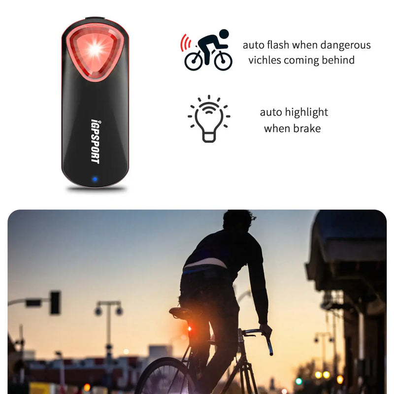 Load image into Gallery viewer, Smart Radar Taillight - SR30 | Upto 150m Vehicle Detection, 25H Battery & Type-C - MADOVERBIKING - iGPSPORT