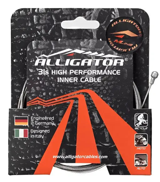 BRAKE INNER CABLE - 31 STRANDS | 1700 MM | SUPERIOR SHINE STAINLESS - MADOVERBIKING -  ALLIGATOR