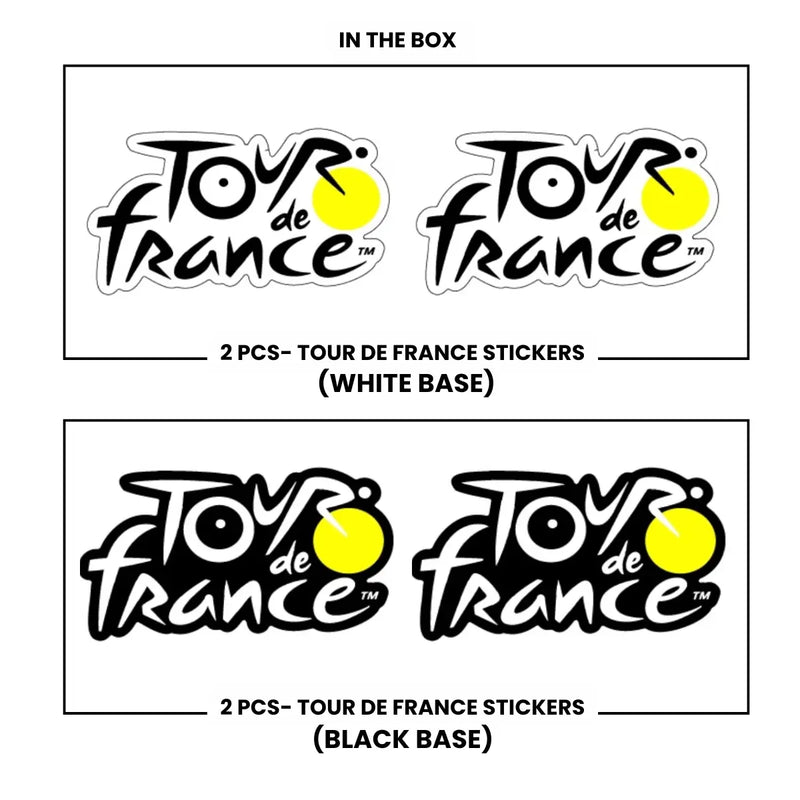Load image into Gallery viewer, Premium Tour De France Vinyl Sticker (Set of 4) MADOVERBIKING MADOVERBIKING