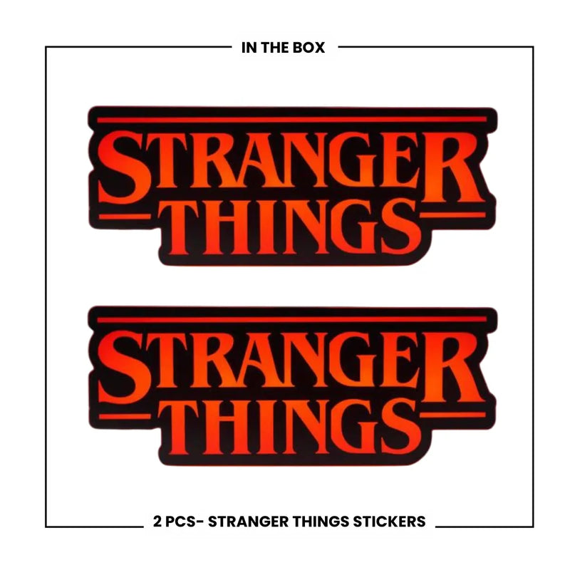 Load image into Gallery viewer, Stranger Things Vinyl Based Sticker (Set of 2) - Waterproof, Red