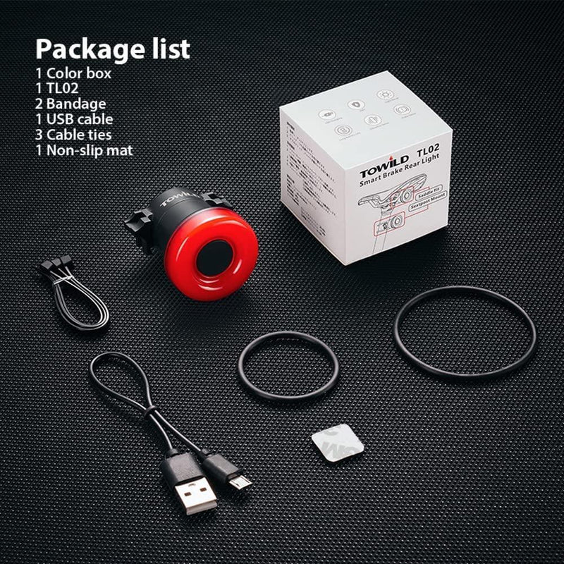 Load image into Gallery viewer, Towild Tl02 Rear Cycling Light With Smart Mode