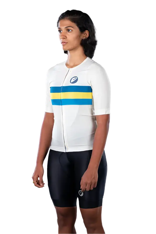 Unisex Cycling | Elite fit Jersey | Ivory - MADOVERBIKING -  Apace