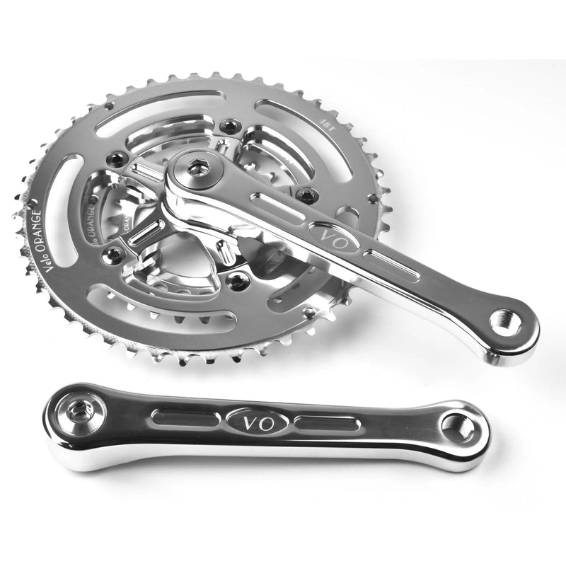 Load image into Gallery viewer, Velo Orange Grand Cru 110 Fluted Triple Crankset