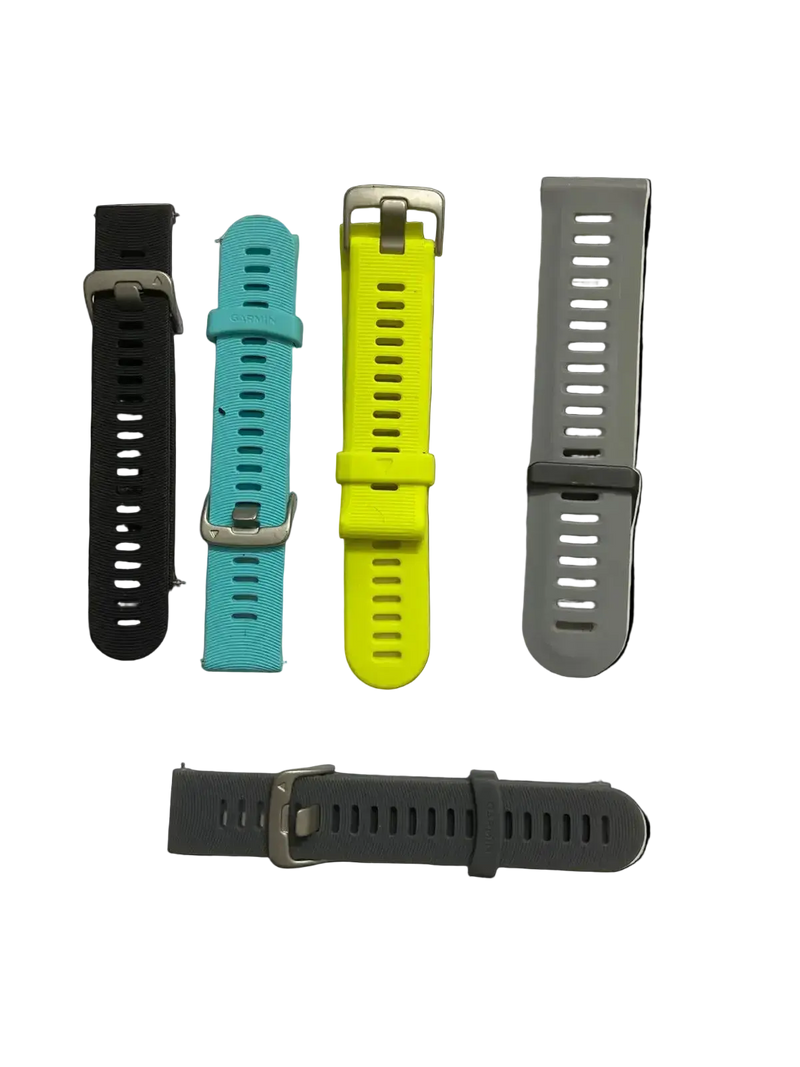 Load image into Gallery viewer, Garmin Forerunner 245/Music, 645/Music, 165, 55, 158, Vivoactive 5/3, Venu Sq/Venu 2 Plus, 20mm Straps - 100% Original GARMIN MADOVERBIKING