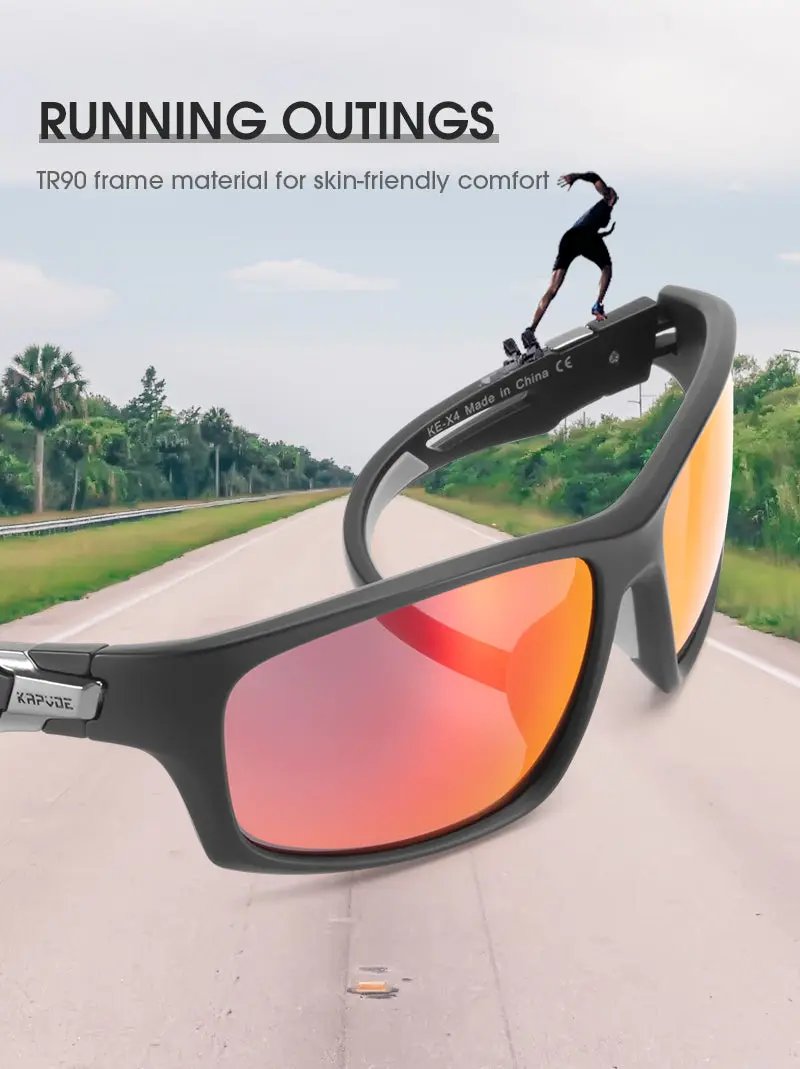 Load image into Gallery viewer, Kapvoe K4 Polarized Sunglasses Kapvoe MADOVERBIKING