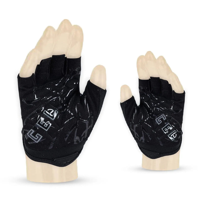 Load image into Gallery viewer, ZAKPRO Cycling Gloves Gel Series Anti-Slip Professional Half Finger - (Black)
