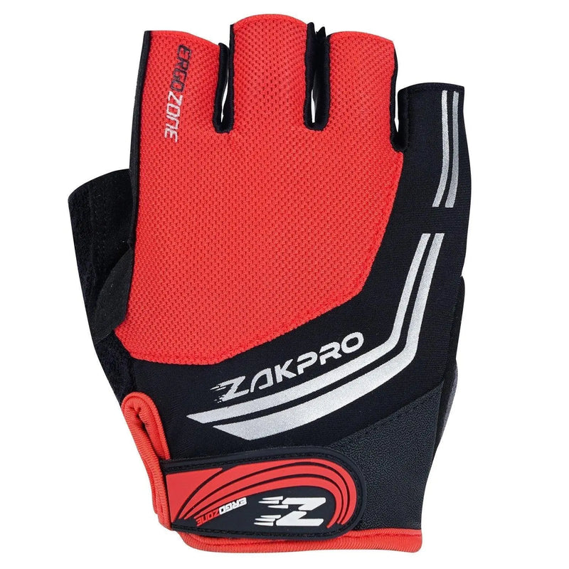 Load image into Gallery viewer, ZAKPRO Cycling Gloves - Hybrid Series - (Red)